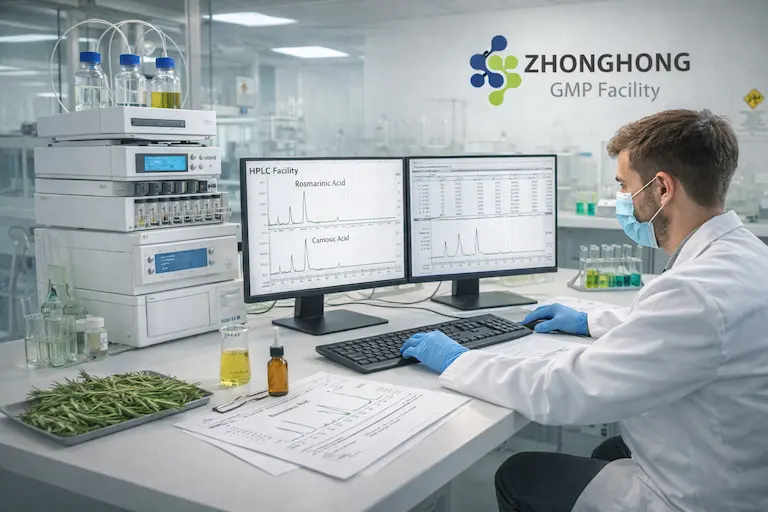 Rosmarinic Acid Powder Extrac: Water-Soluble Antioxidant- AIHerba 5 Rosmarinic Acid Powder Extrac: Water-Soluble Antioxidant- Aiherba 4