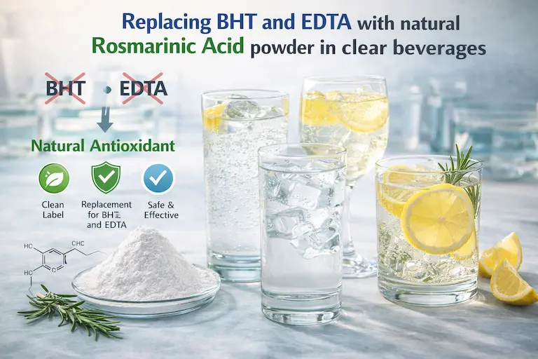 Replacing BHT: Rosmarinic Acid in Clean-Label R&D 1 Replacing Bht And Edta With Natural Rosmarinic Acid Powder In Clear Beverages